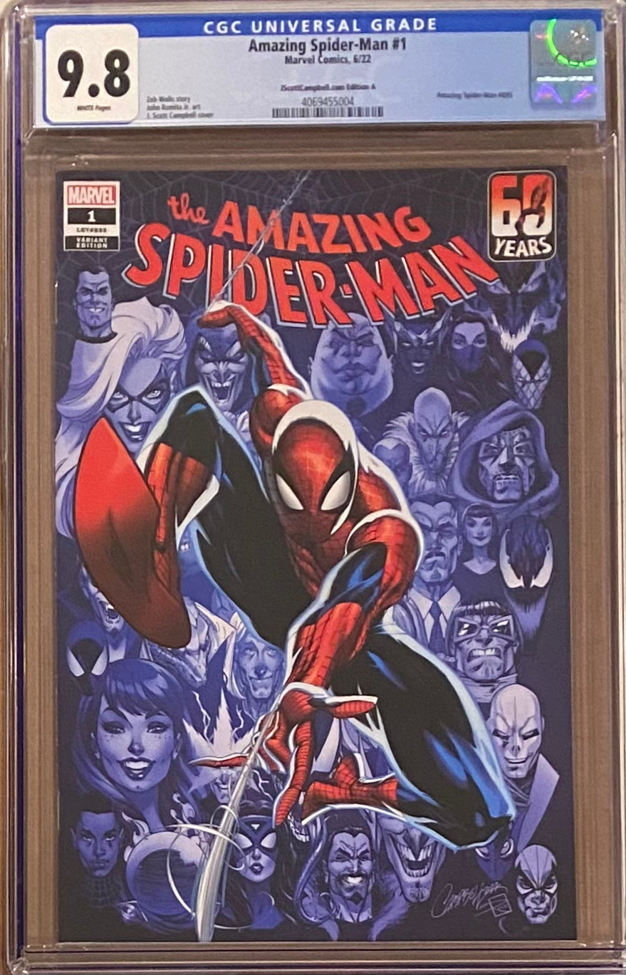 Amazing Spider-Man #1 J. Scott Campbell Edition A "Spider-Man" CGC 9.8
