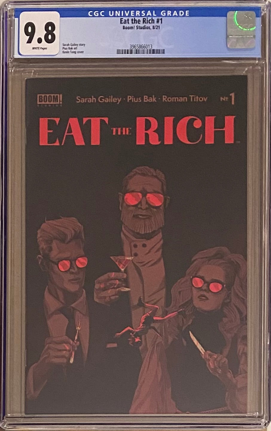 Eat the Rich #1 CGC 9.8