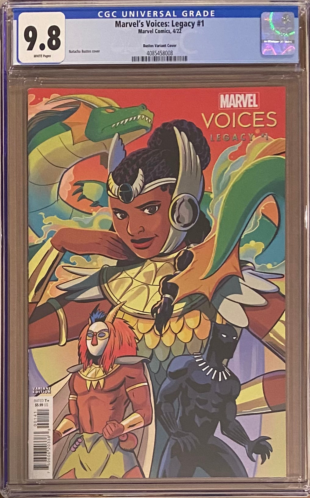 Marvel Voices: Legacy #1 Bustos Variant CGC 9.8