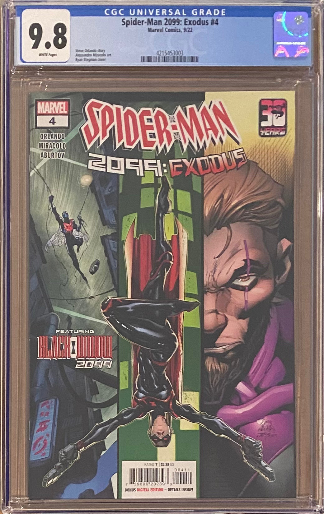 Spider-Man 2099: Exodus #4 CGC 9.8