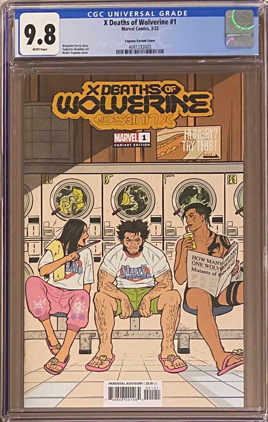 X Deaths of Wolverine #1 Yagawa 1:25 Retailer Incentive Variant CGC 9.8