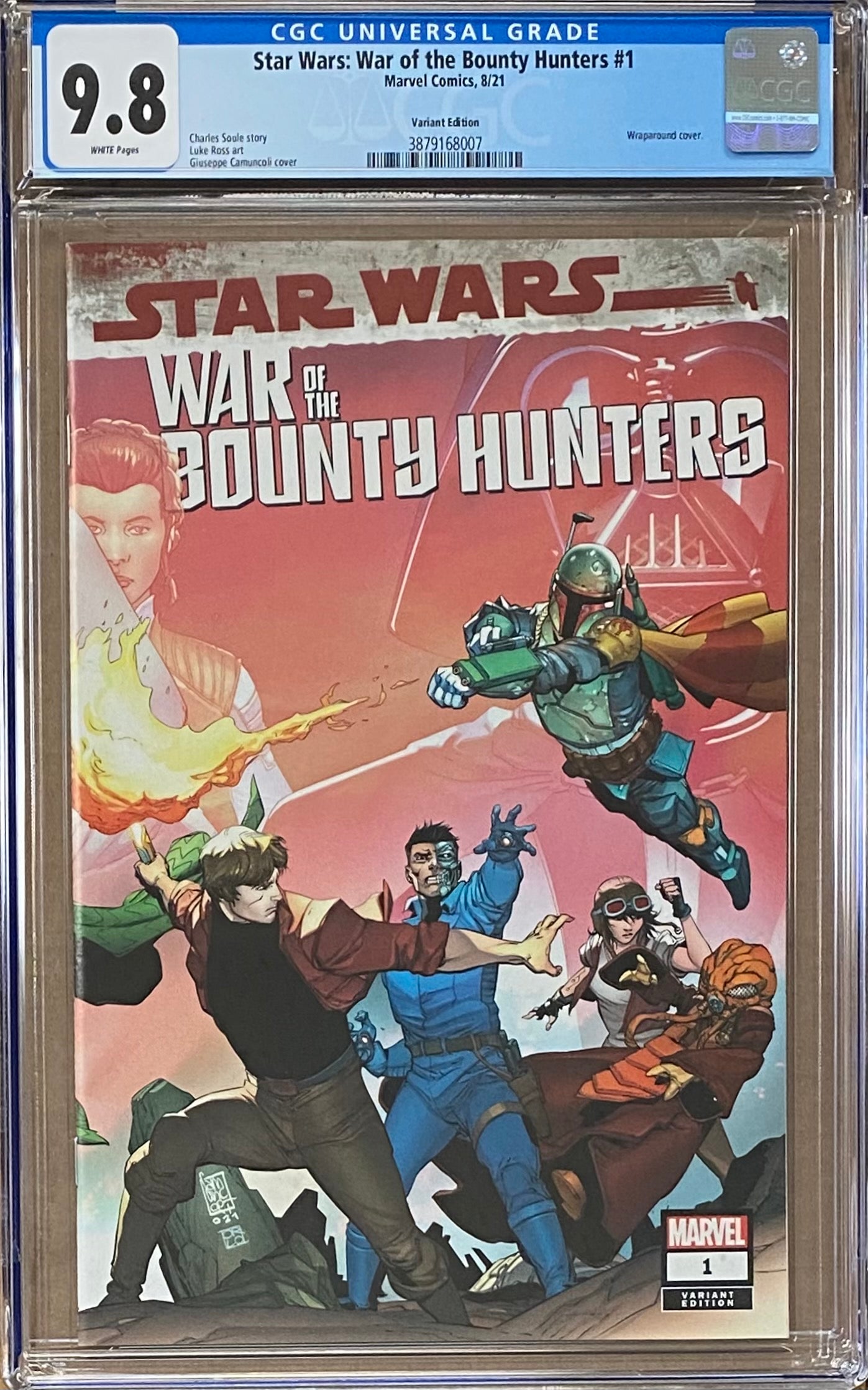 Star Wars: War of the Bounty Hunters #1 Wraparound Variant CGC 9.8