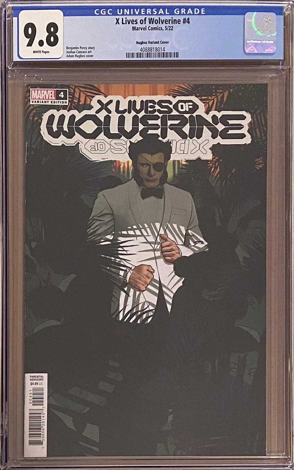 X Lives of Wolverine #4 Hughes 1:50 Retailer Incentive Variant CGC 9.8