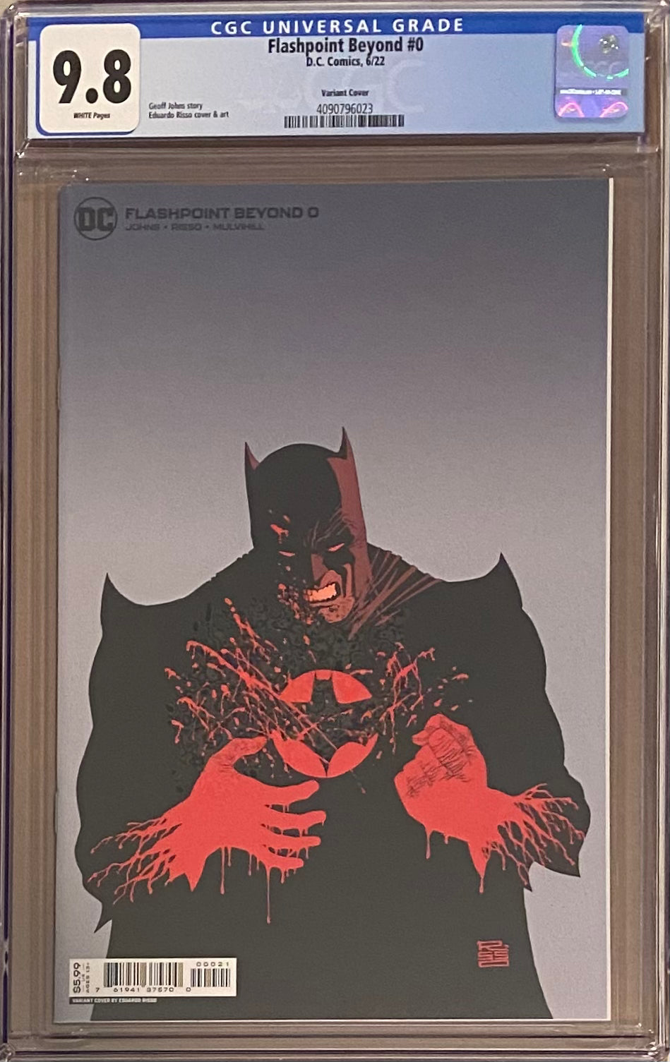 Flashpoint Beyond #0 Variant CGC 9.8