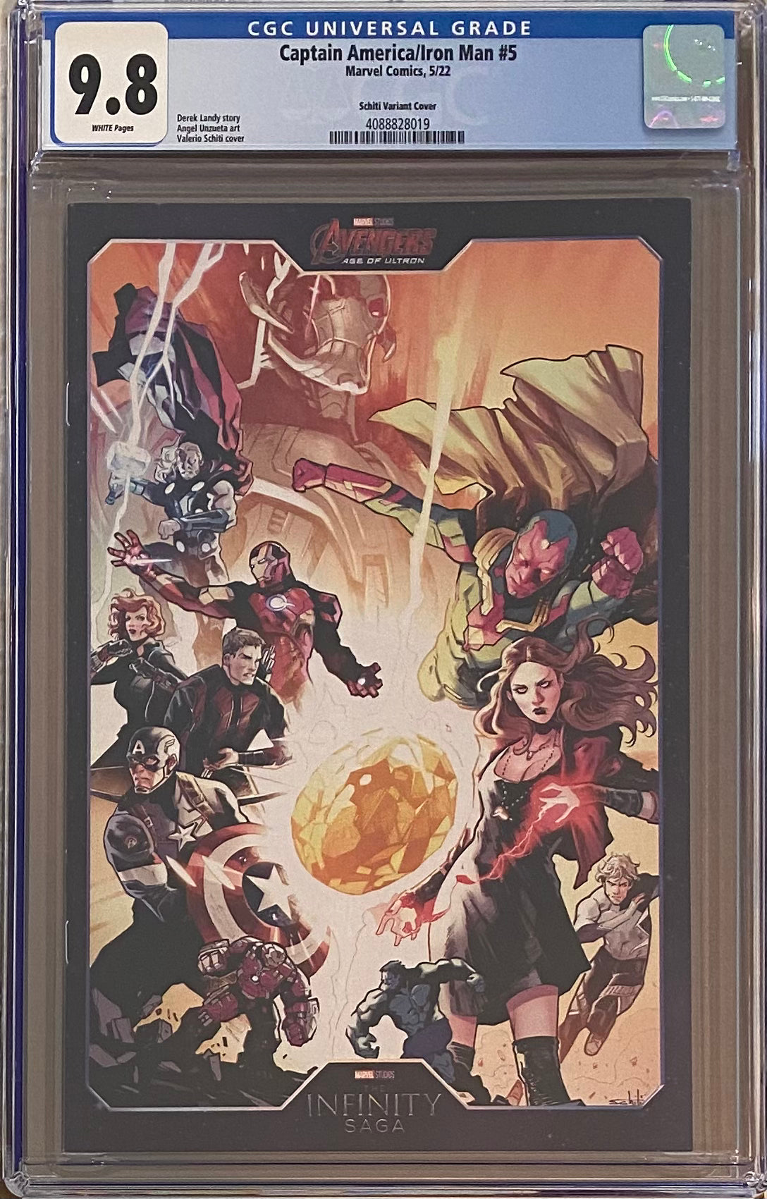 Captain America/Iron Man #5 Schiti Variant CGC 9.8