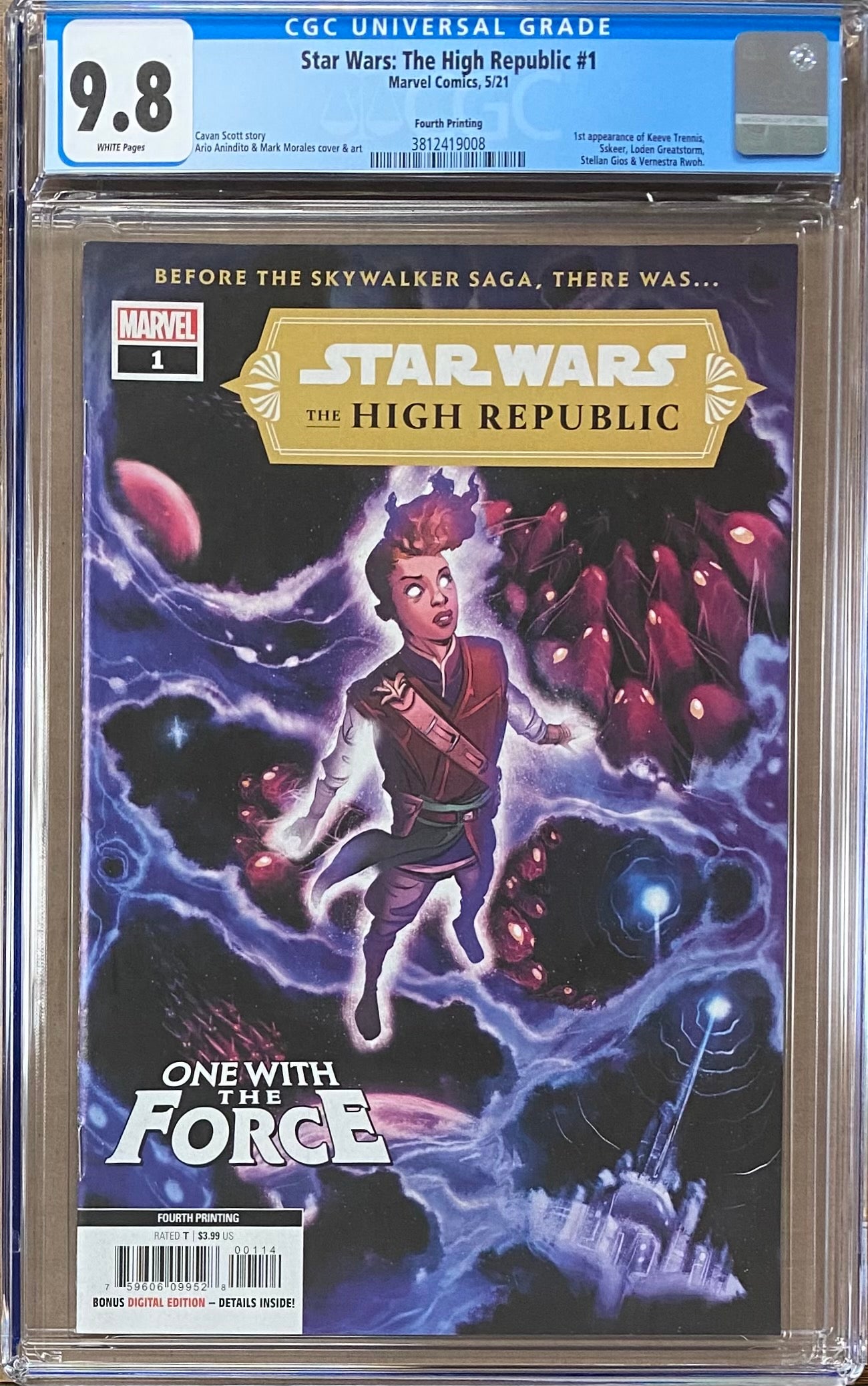 Star Wars: The High Republic #1 Fourth Printing CGC 9.8