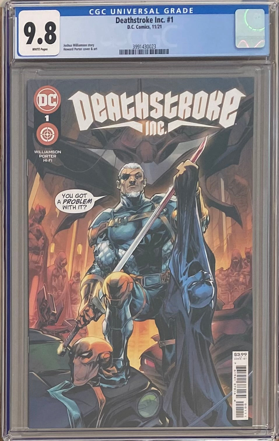 Deathstroke Inc. #1 CGC 9.8