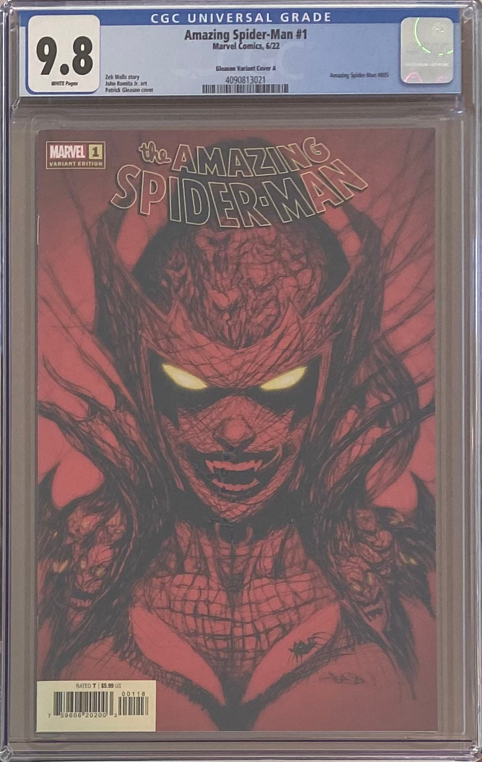 Amazing Spider-Man #1 Gleason Variant CGC 9.8