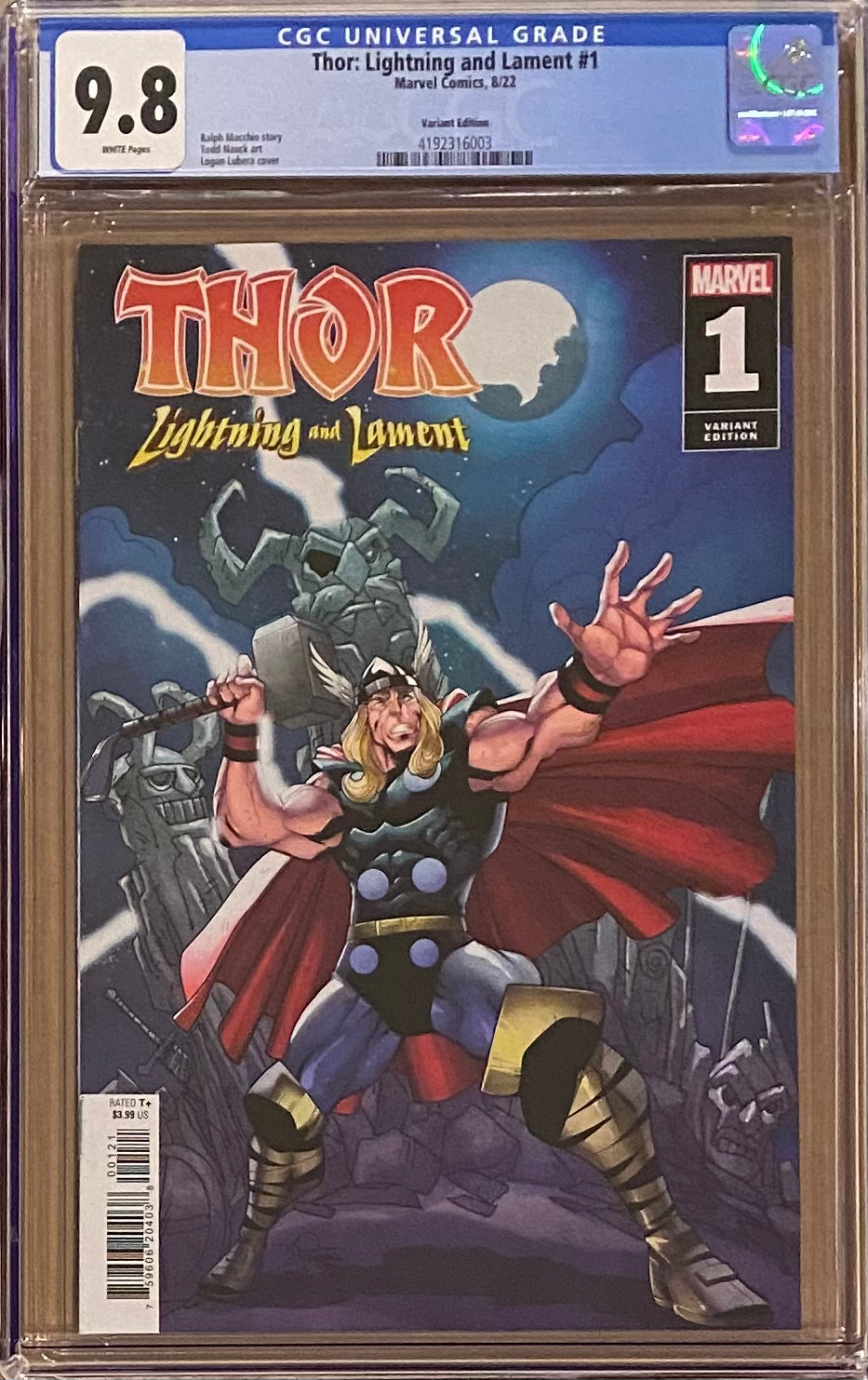 Thor: Lightning and Lament #1 Variant CGC 9.8