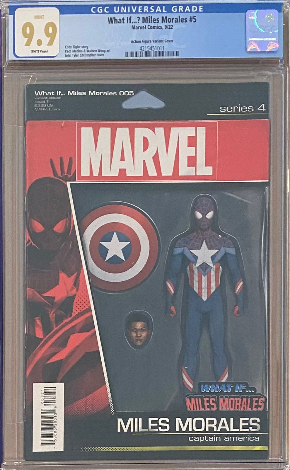 What If... Miles Morales #5 Action Figure Variant CGC 9.9
