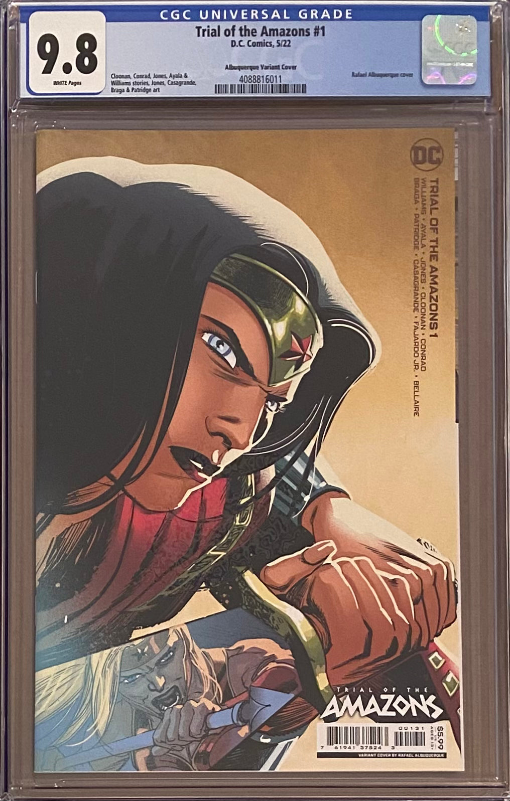 Trial of the Amazons #1 Albuquerque 1:25 Retailer Incentive Variant CGC 9.8