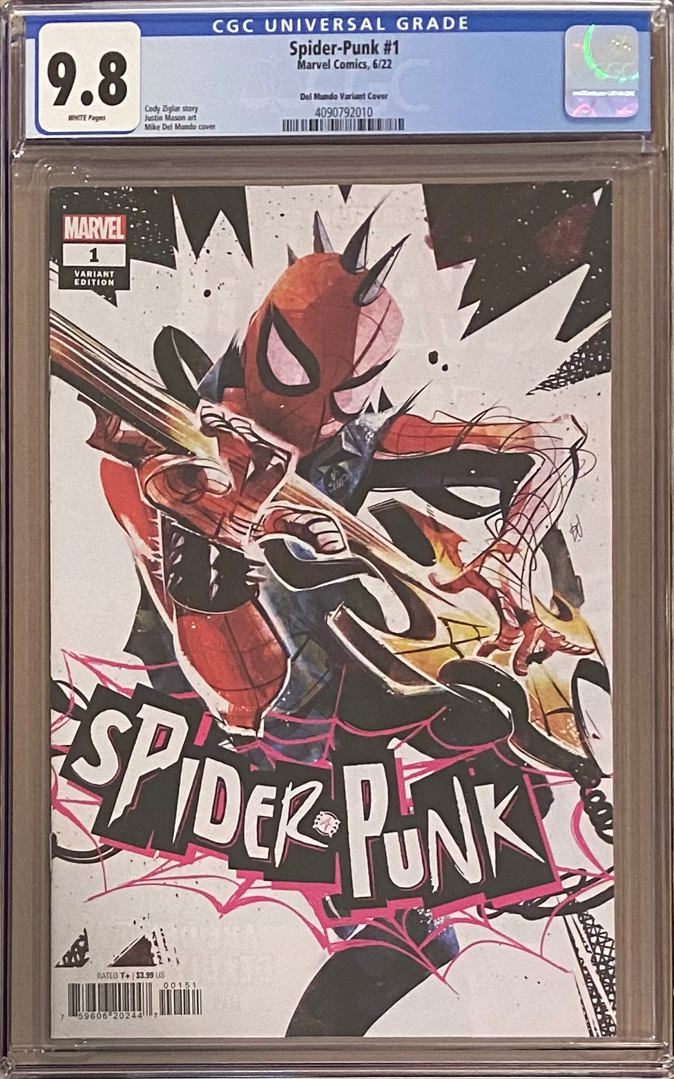 Spider-Punk #1 Del Mundo 1:25 Retailer Incentive Variant CGC 9.8