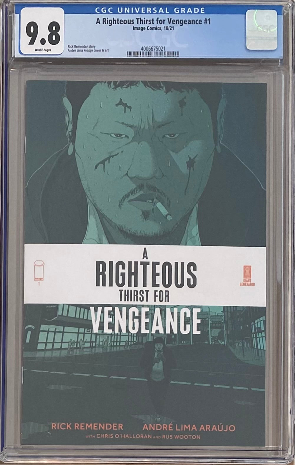 A Righteous Thirst For Vengeance #1 CGC 9.8