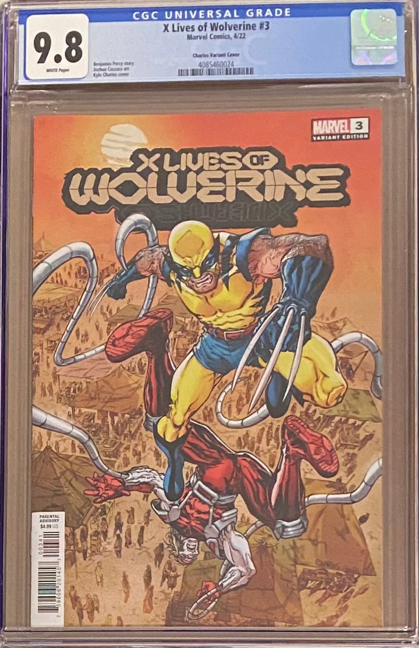 X Lives of Wolverine #3 Charles Variant CGC 9.8