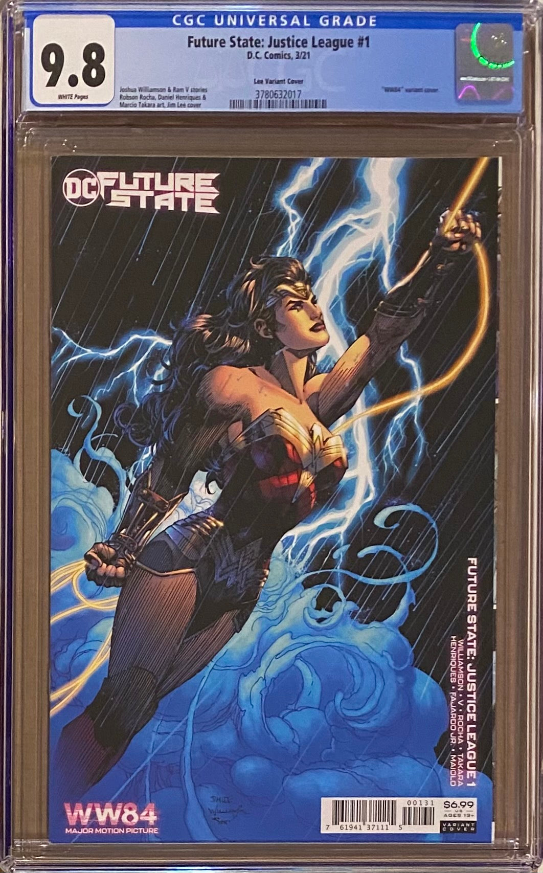 Future State: Justice League #1 Wonder Woman 1984 Variant CGC 9.8