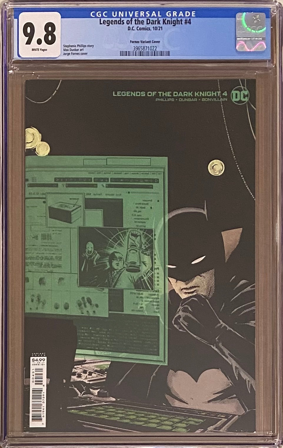 Legends of the Dark Knight #4 1:25 Retailer Incentive Variant CGC 9.8