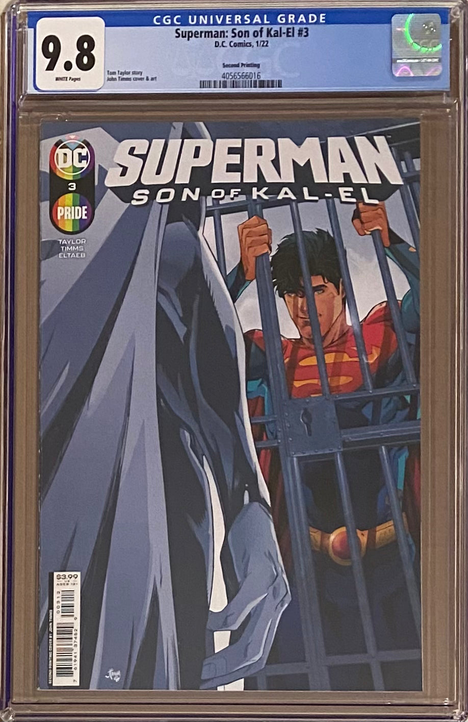 Superman: Son of Kal-El #3 Second Printing CGC 9.8