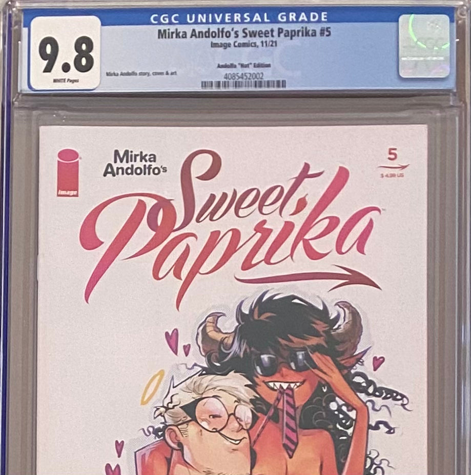 Sweet Paprika #5 Andolfo "Hot" Variant CGC 9.8