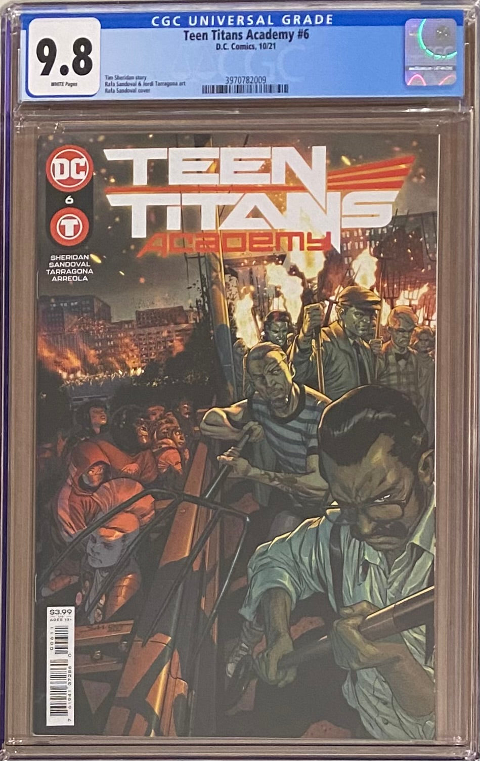 Teen Titans Academy #6 CGC 9.8