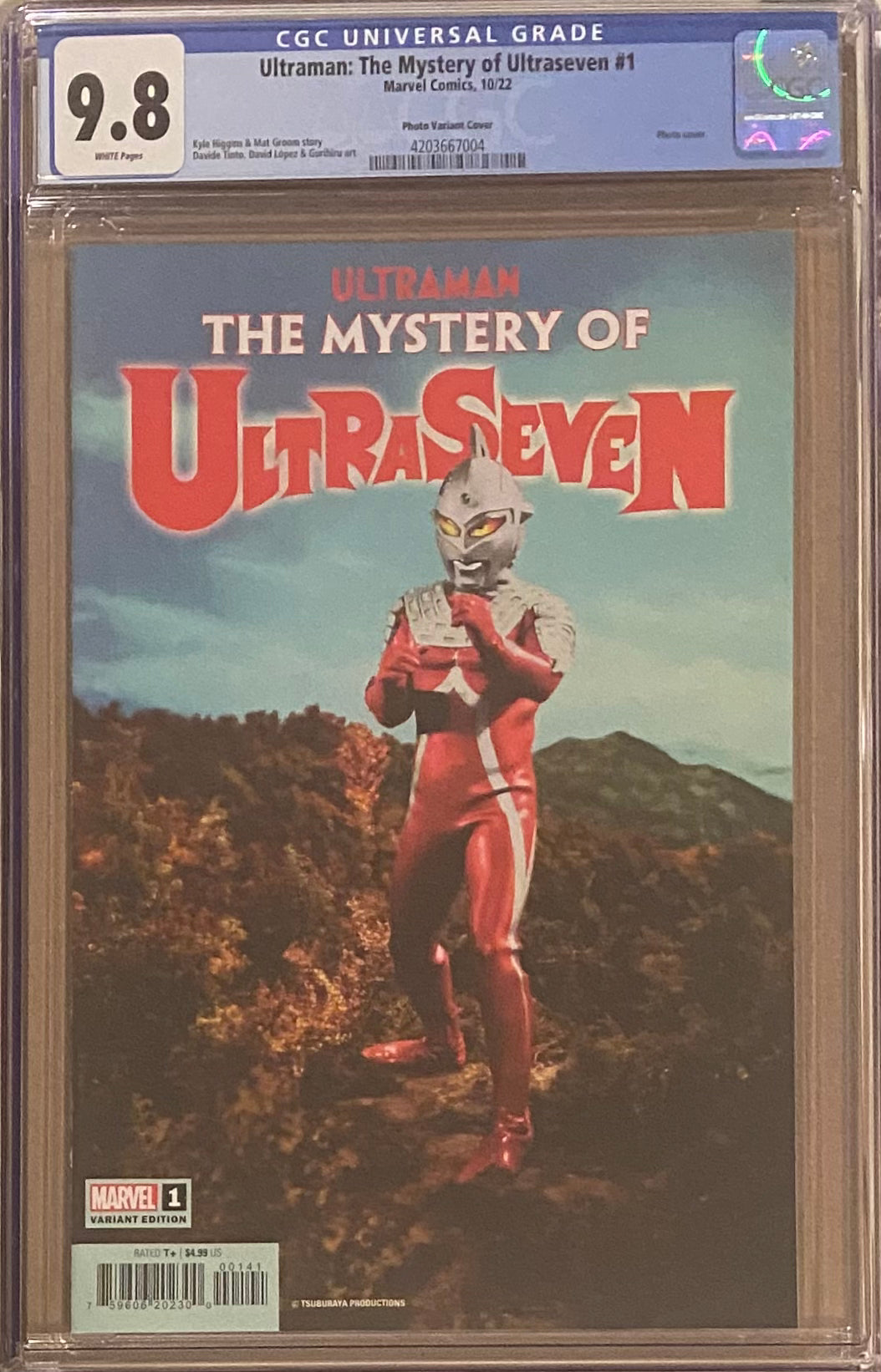 Ultraman: The Mystery of Ultraseven #1 Photo Retailer Incentive Variant CGC 9.8