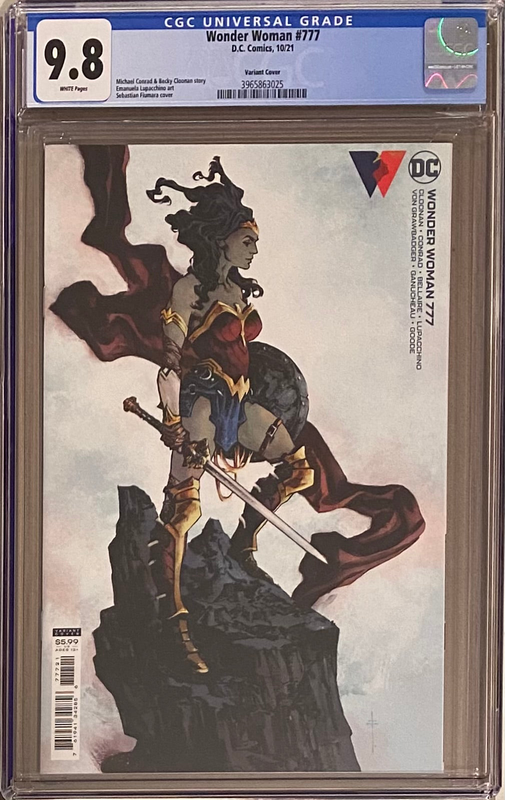 Wonder Woman #777 Fiumara Variant CGC 9.8