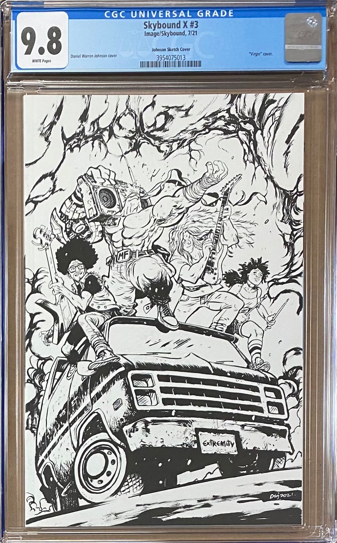 Skybound X #3 Johnson 1:10 Retailer Incentive Variant CGC 9.8