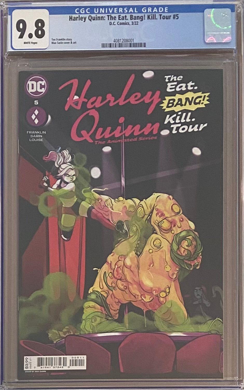 Harley Quinn: The Animated Series - The Eat, Bang! Kill Tour #5 CGC 9.8