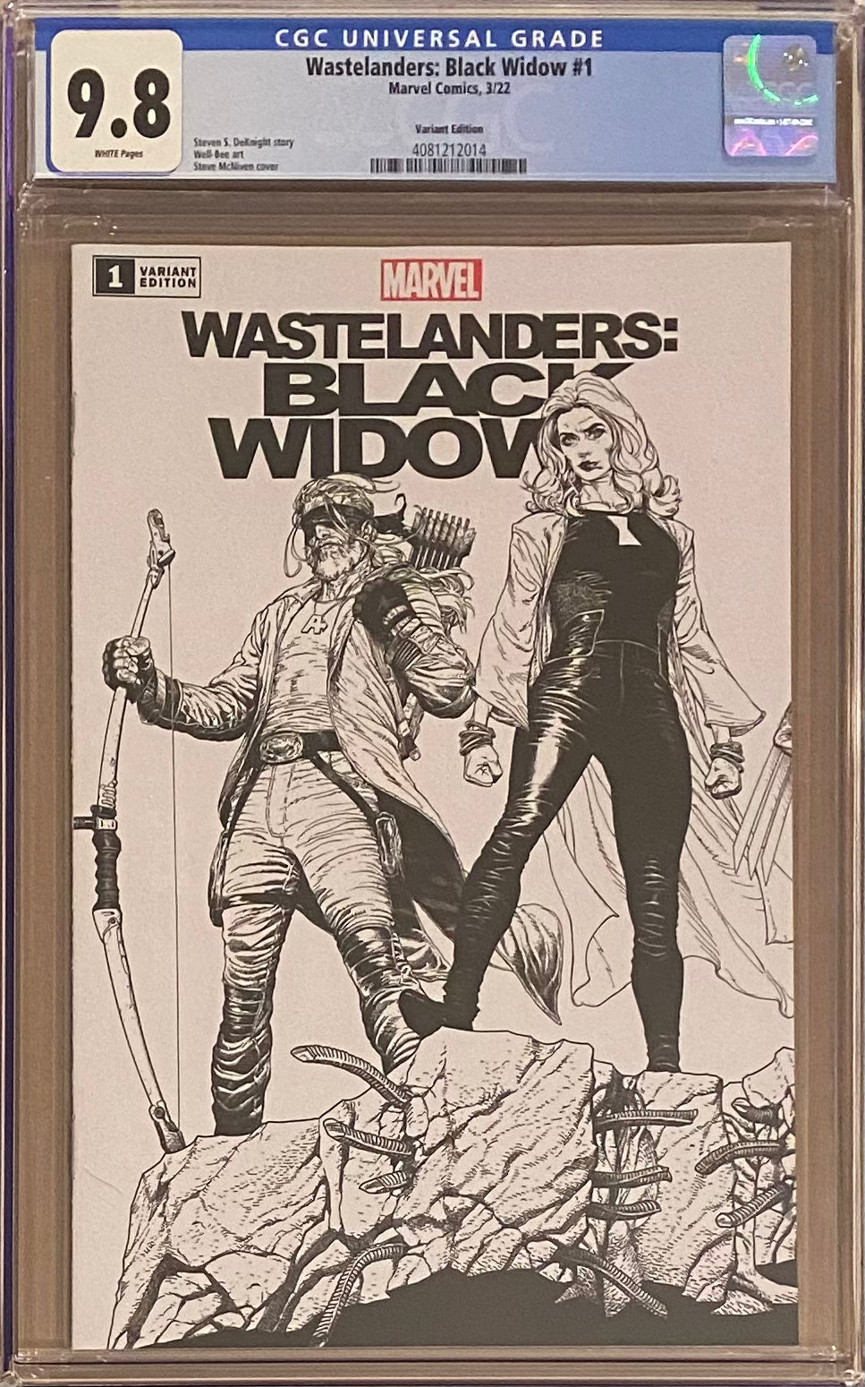 Wastelanders: Black Widow #1 Variant CGC 9.8