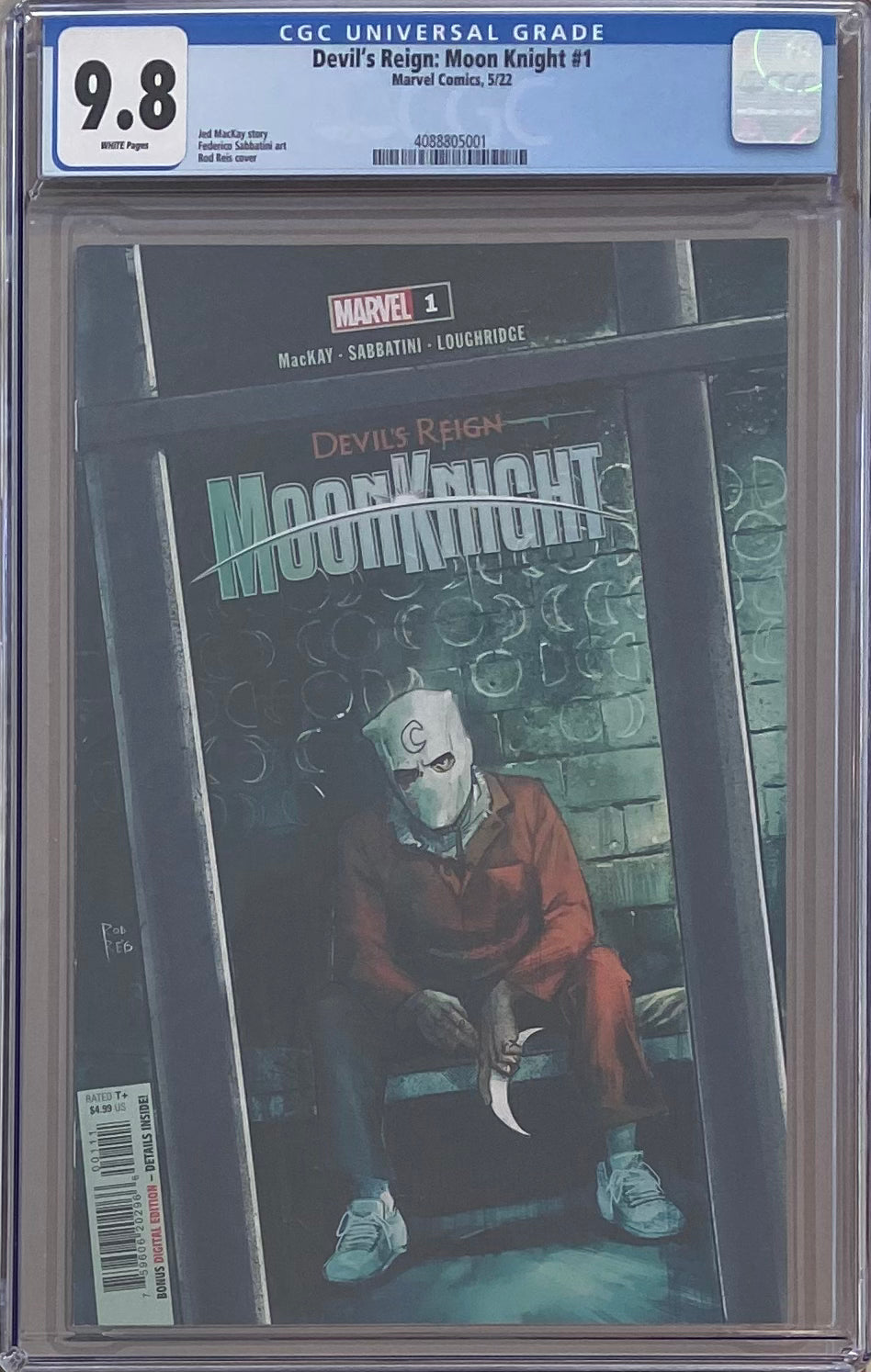 Devil's Reign: Moon Knight #1 CGC 9.8