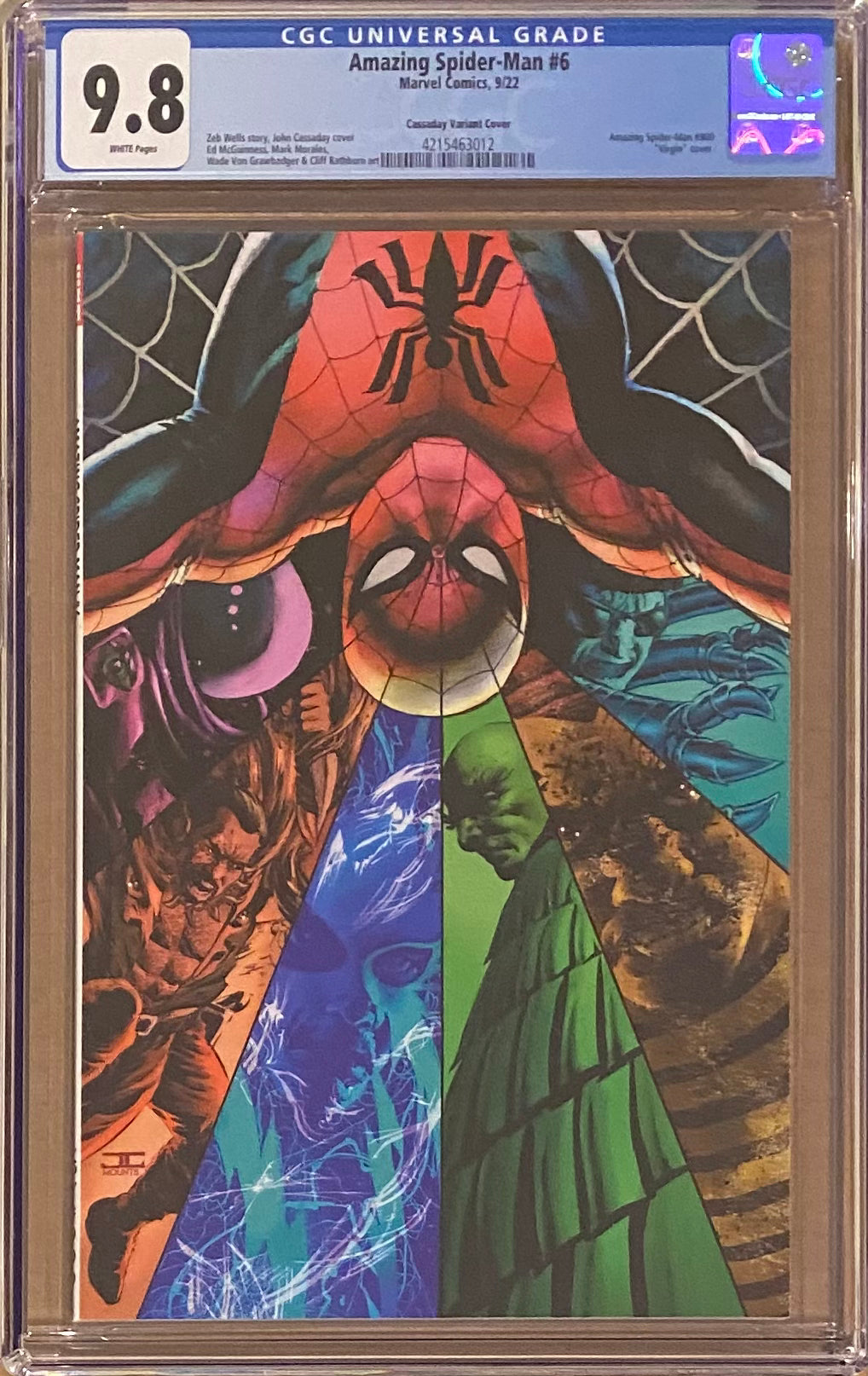 Amazing Spider-Man #6 (#900) Cassaday Variant CGC 9.8