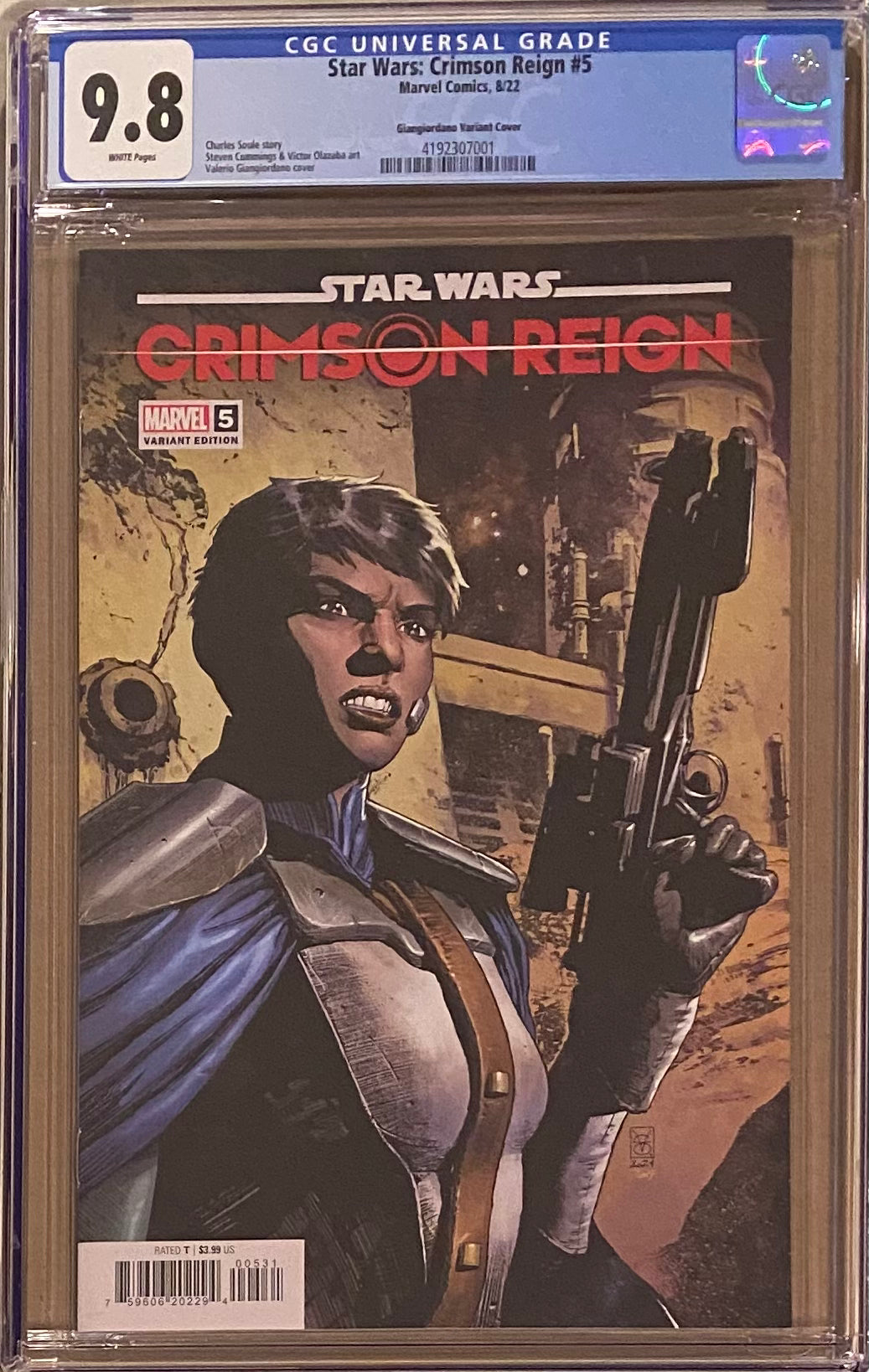 Star Wars: Crimson Reign #5 Giangiordano Variant CGC 9.8