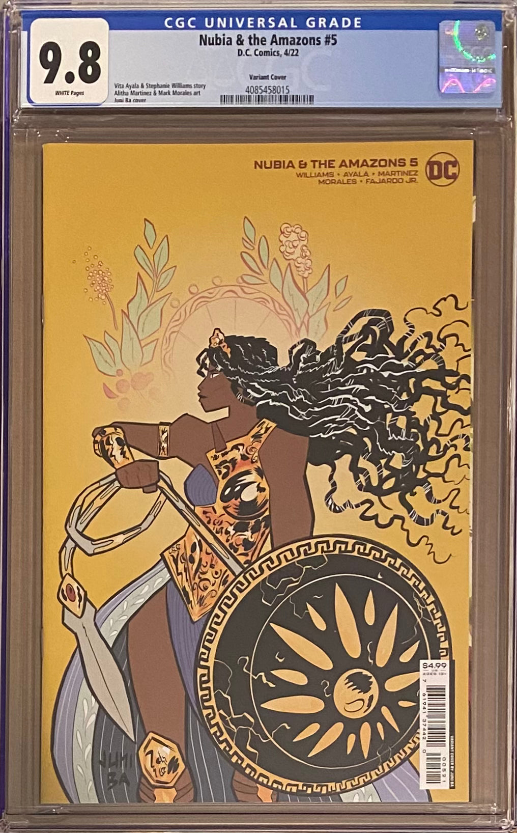 Nubia and the Amazons #5 Variant CGC 9.8