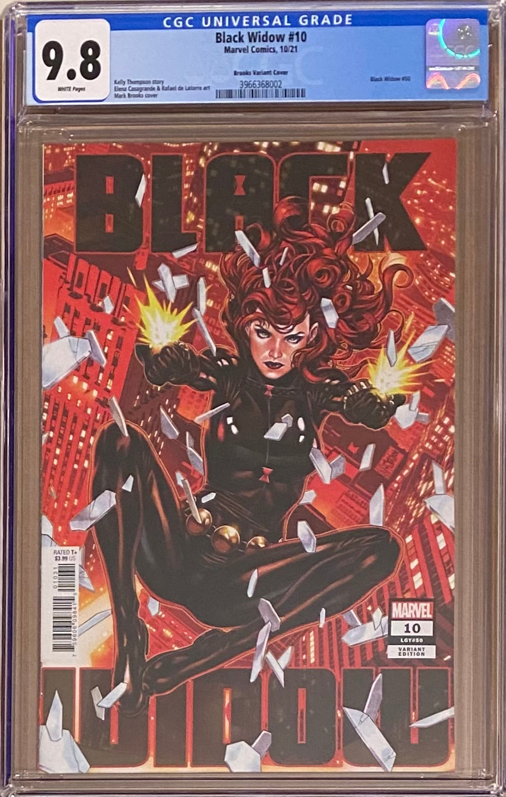 Black Widow #10 Brooks Variant CGC 9.8