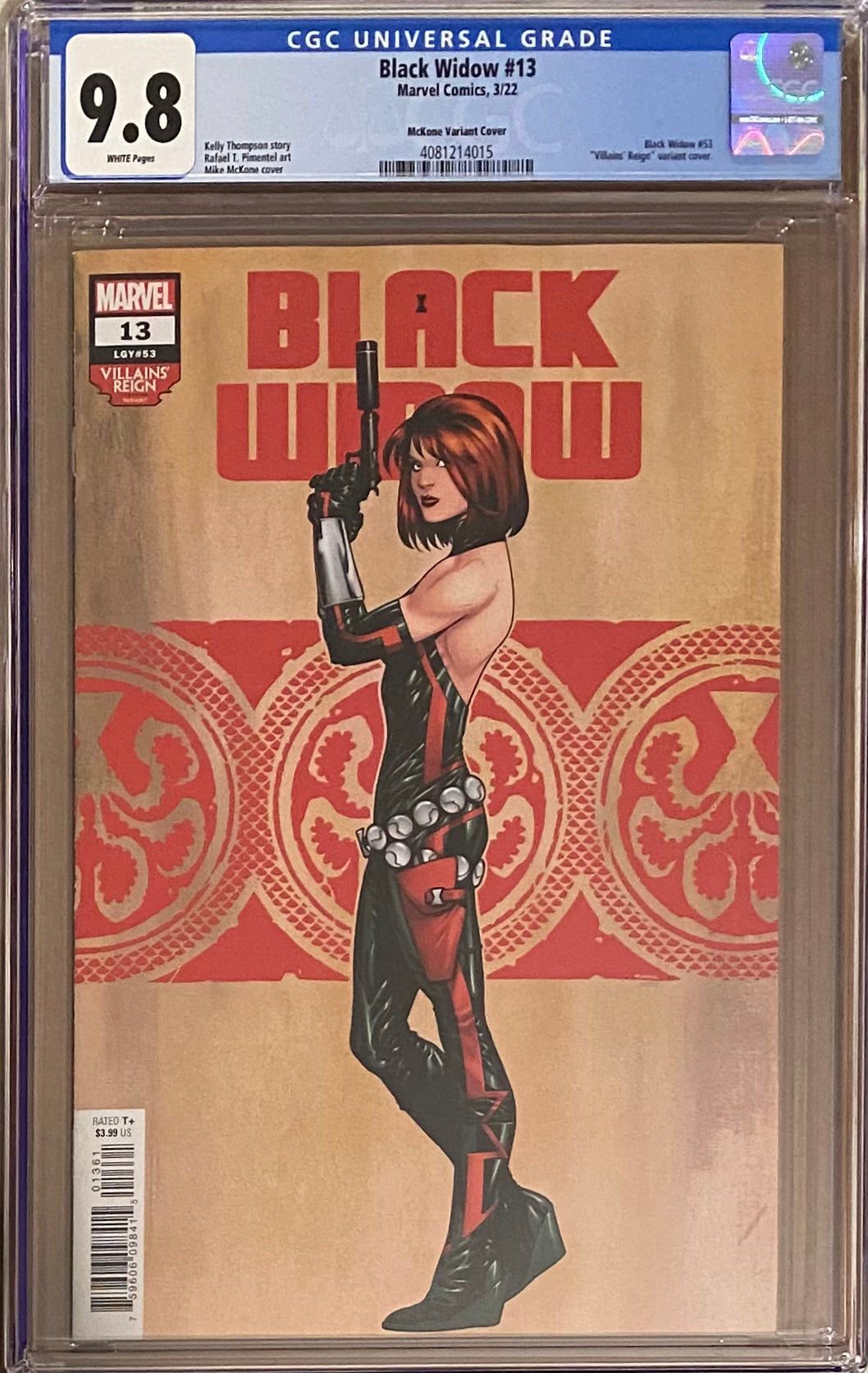 Black Widow #13 McKone Variant CGC 9.8
