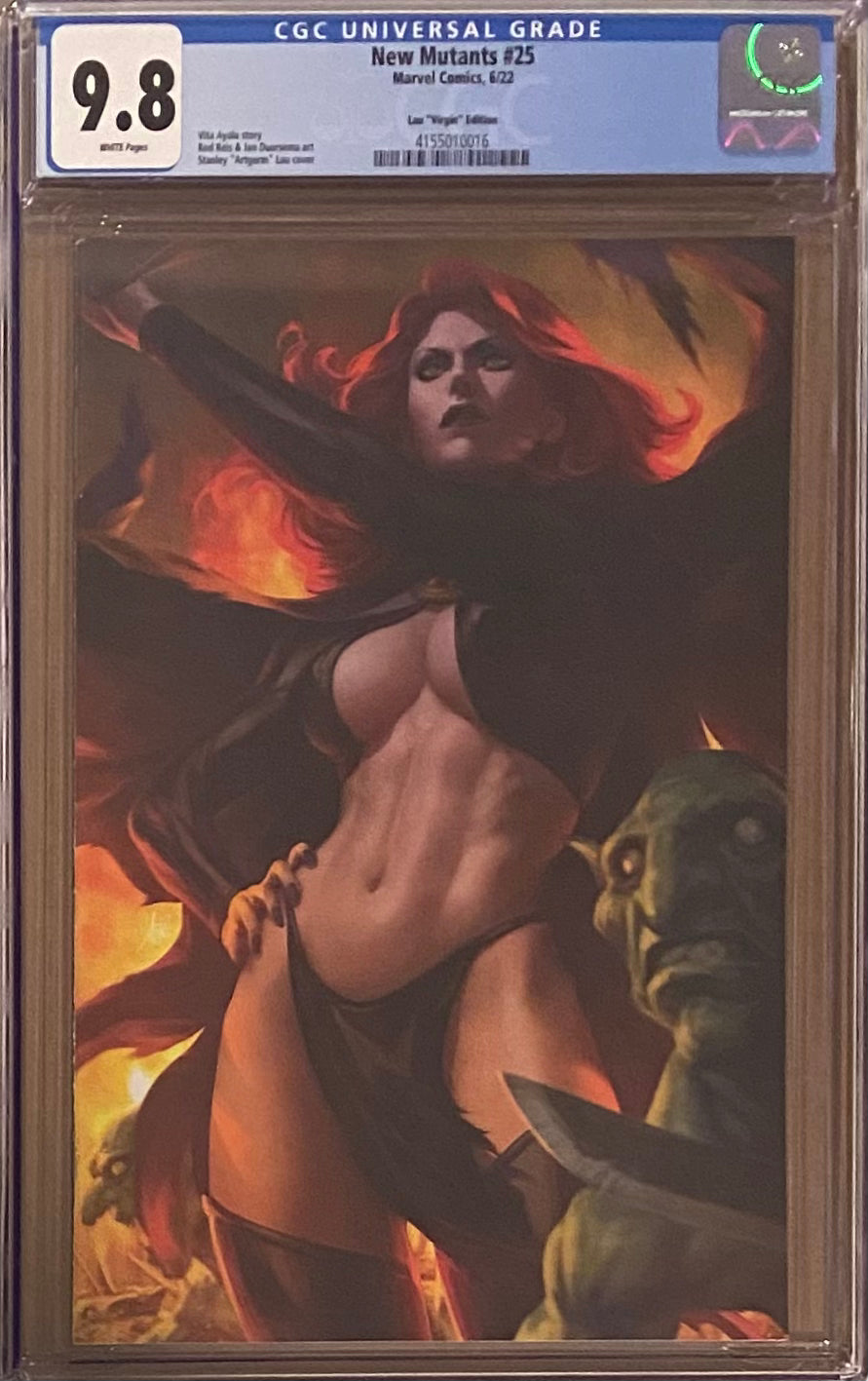 New Mutants #25 Artgerm 1:100 Virgin Retailer Incentive Variant CGC 9.8