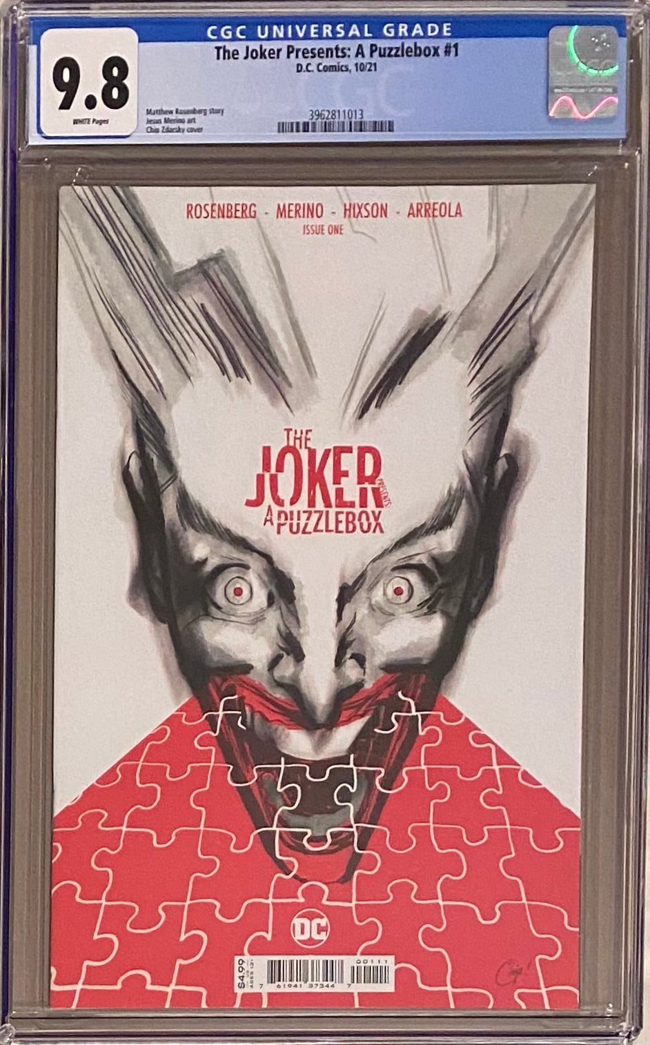 The Joker Presents: A Puzzlebox #1 CGC 9.8