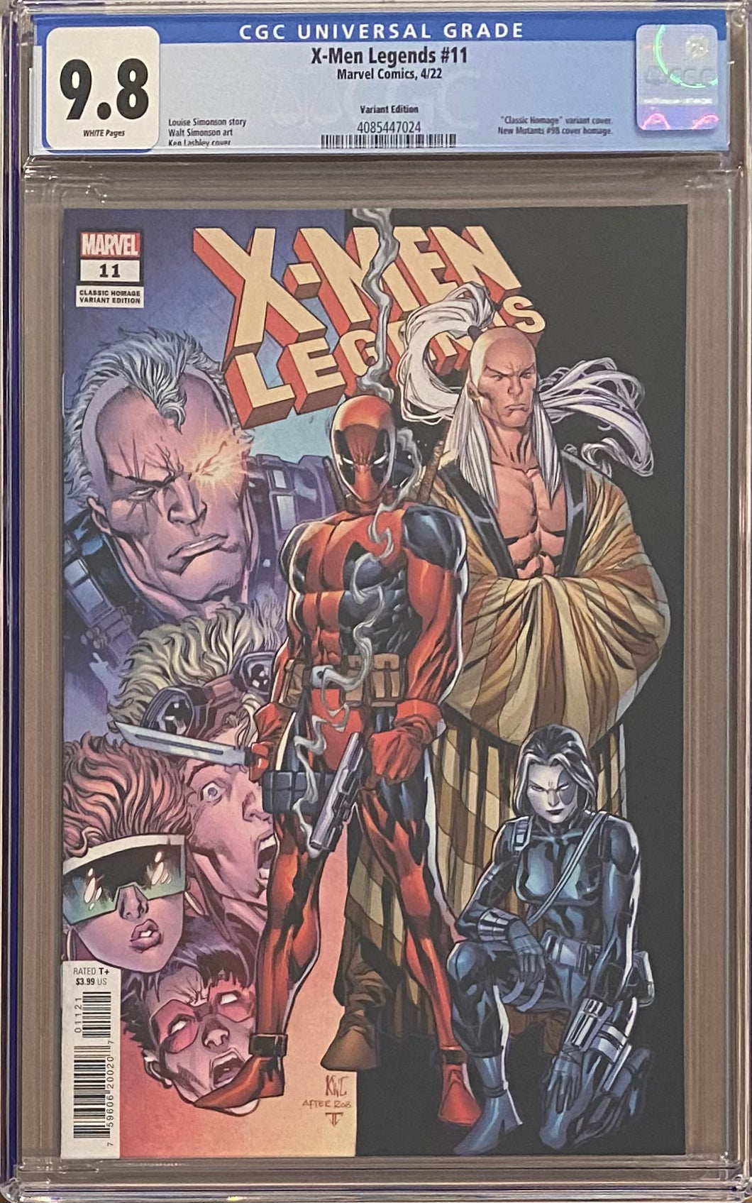 X-Men Legends #11 Lashley Homage Variant CGC 9.8