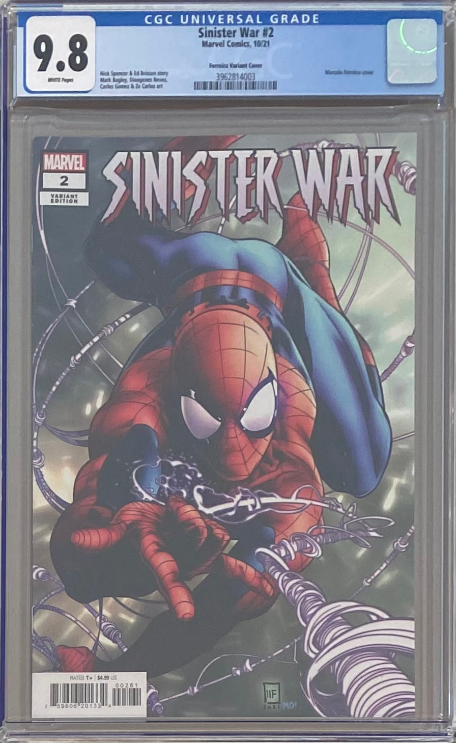 Sinister War #2 Ferreira Variant CGC 9.8