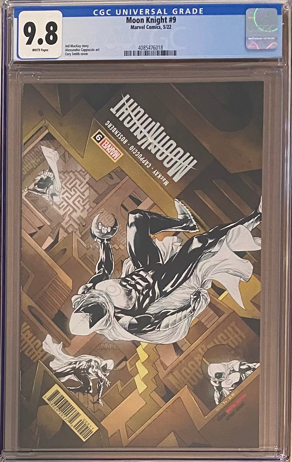 Moon Knight #9 CGC 9.8 First appearance Rutherford Winner