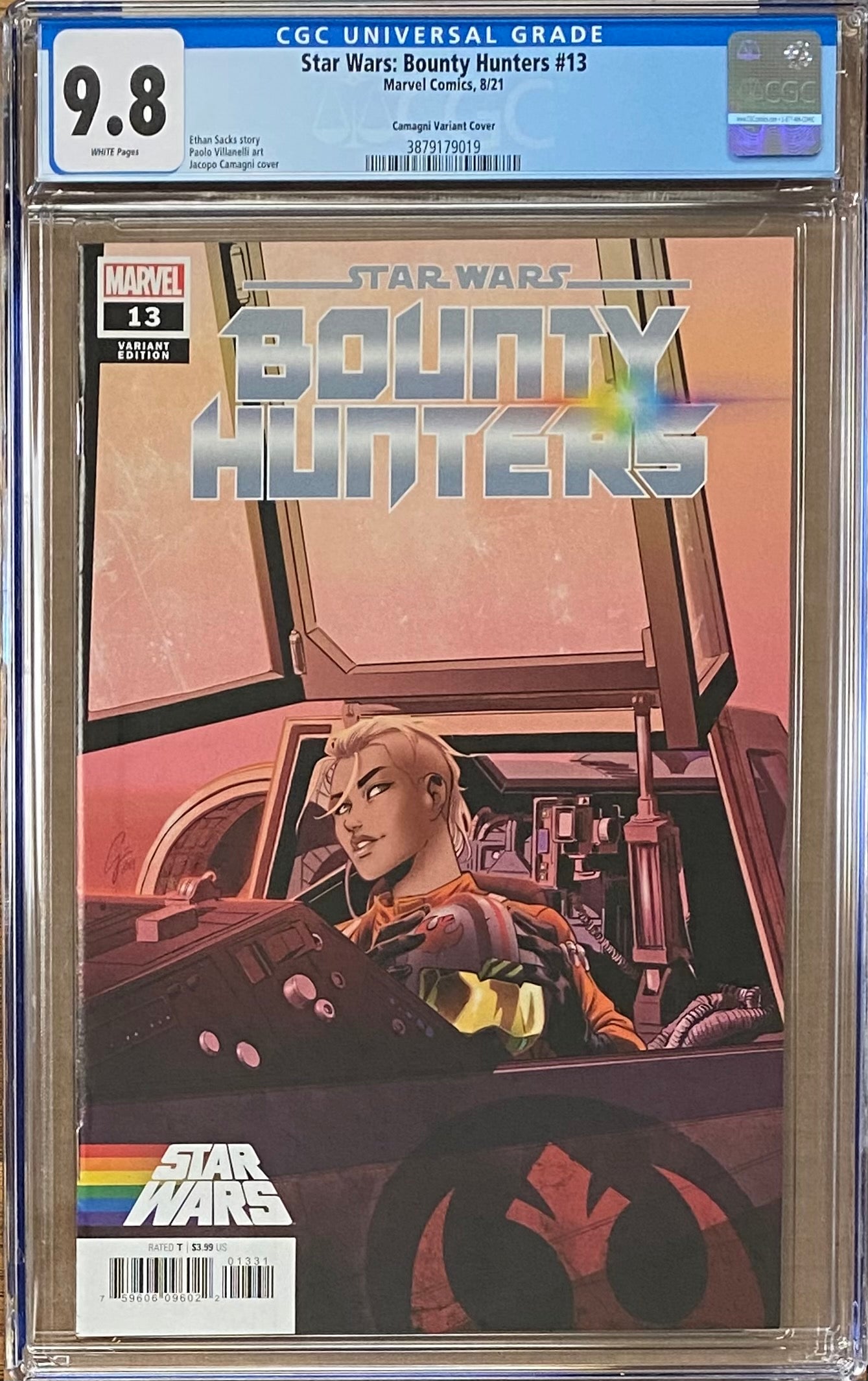 Star Wars: Bounty Hunters #13 "Pride" Variant CGC 9.8 - War of the Bounty Hunters