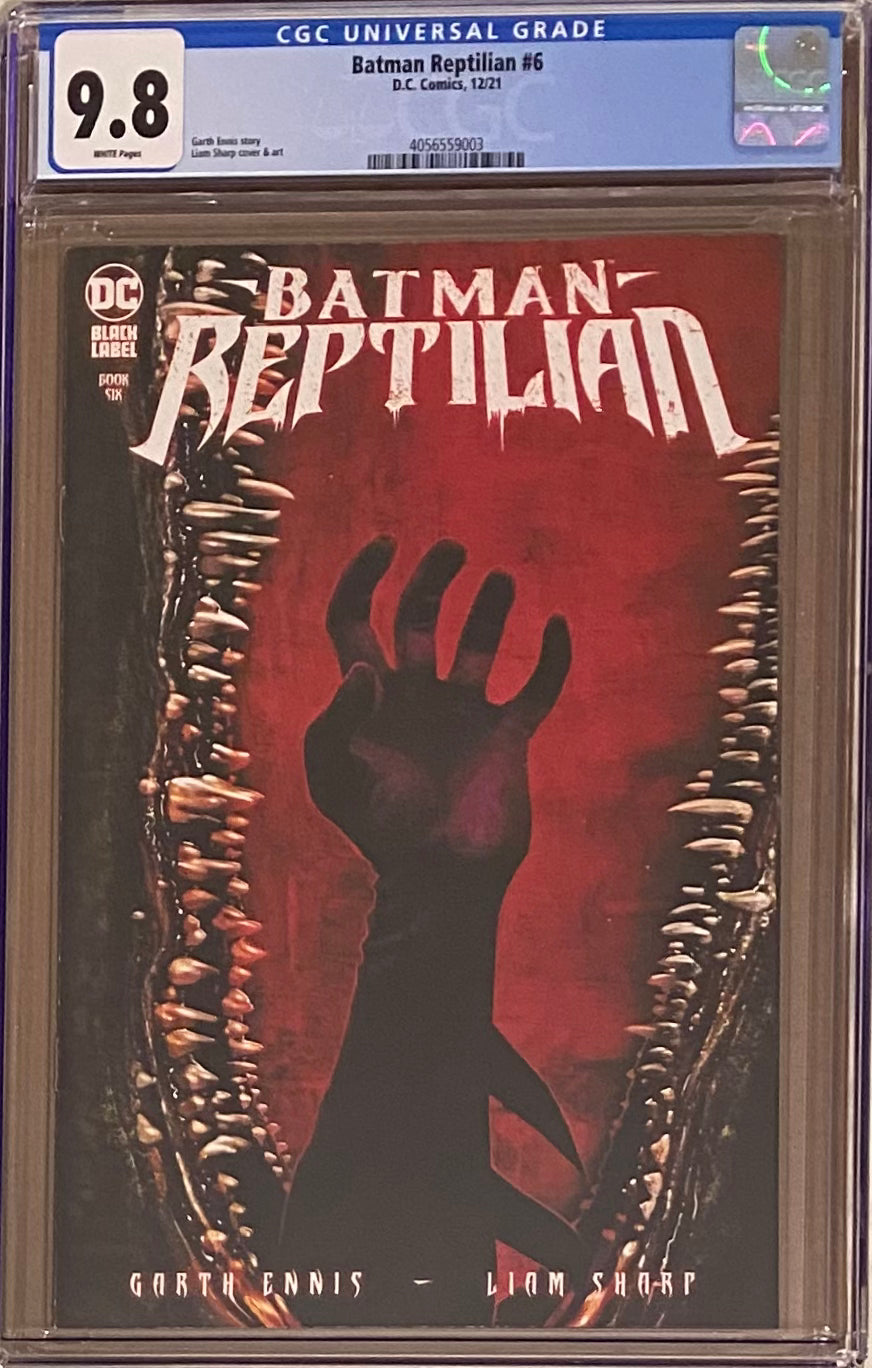 Batman: Reptilian #6 DC Black Label CGC 9.8