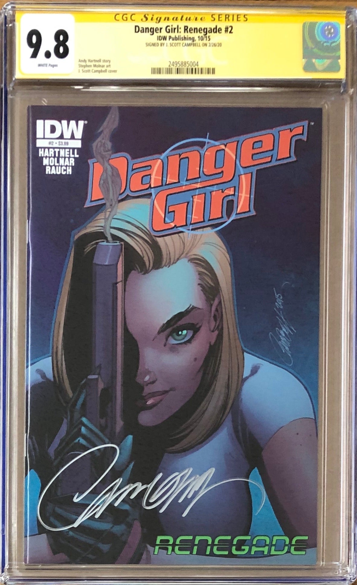 Danger Girl: Renegade #2 CGC 9.8 SS