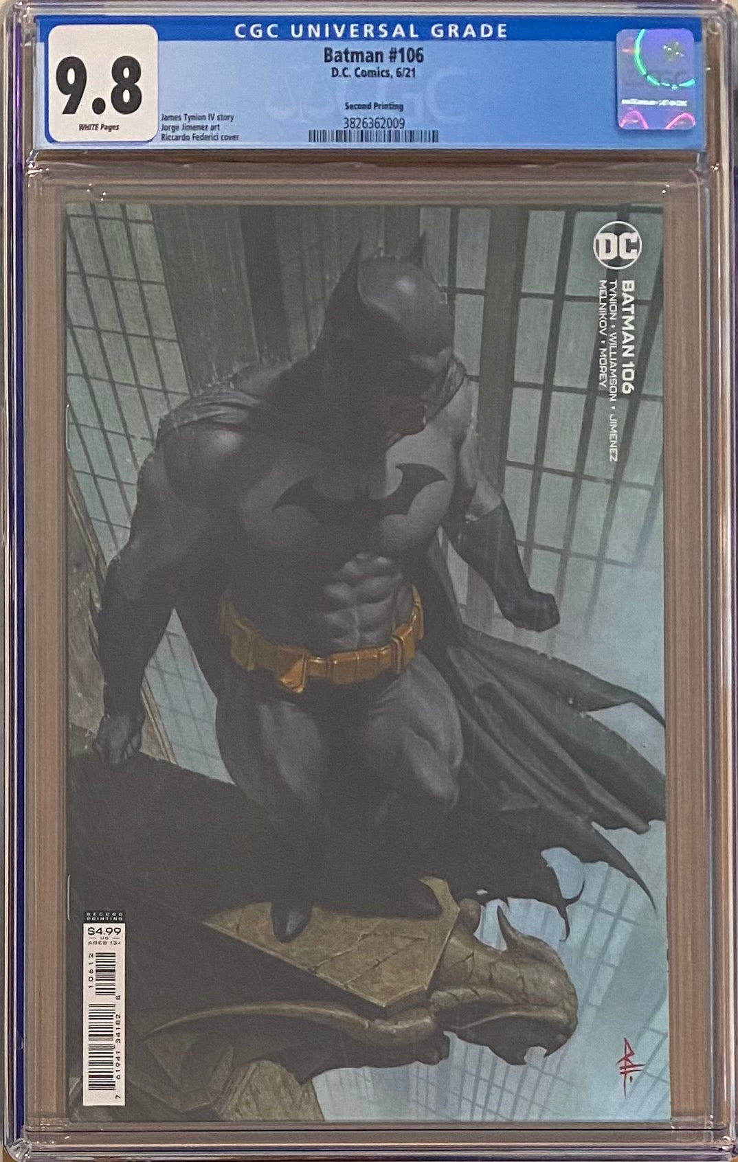 Batman #106 Second Printing CGC 9.8