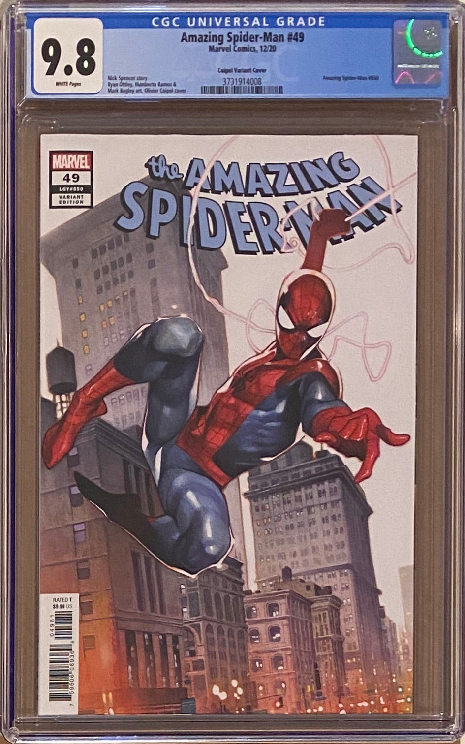 Amazing Spider-Man #850 (#49) Coipel Variant CGC 9.8