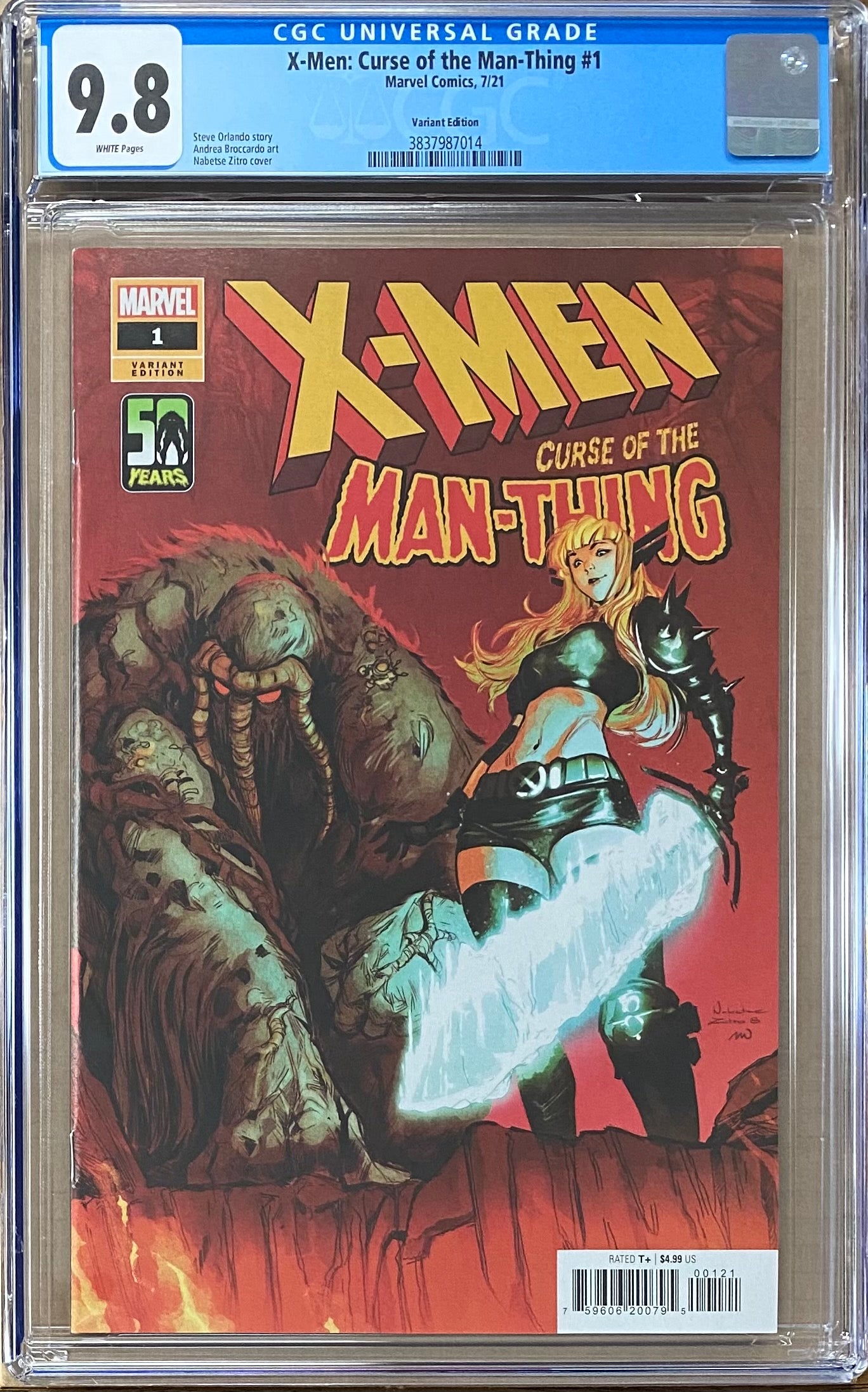 X-Men: Curse of the Man-Thing #1 Variant CGC 9.8