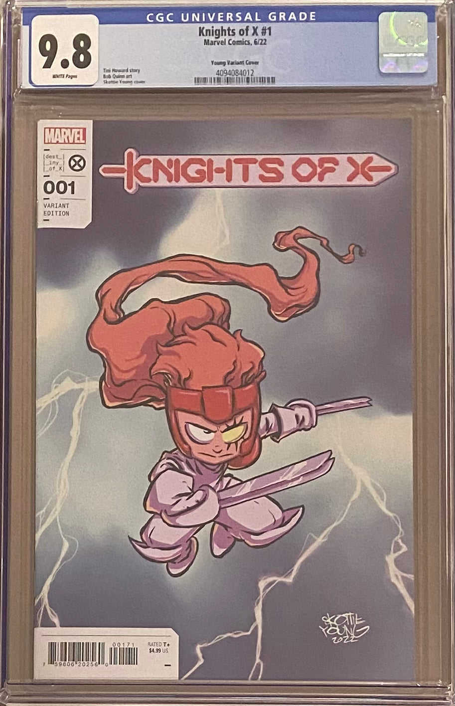 Knights of X #1 Young Variant CGC 9.8