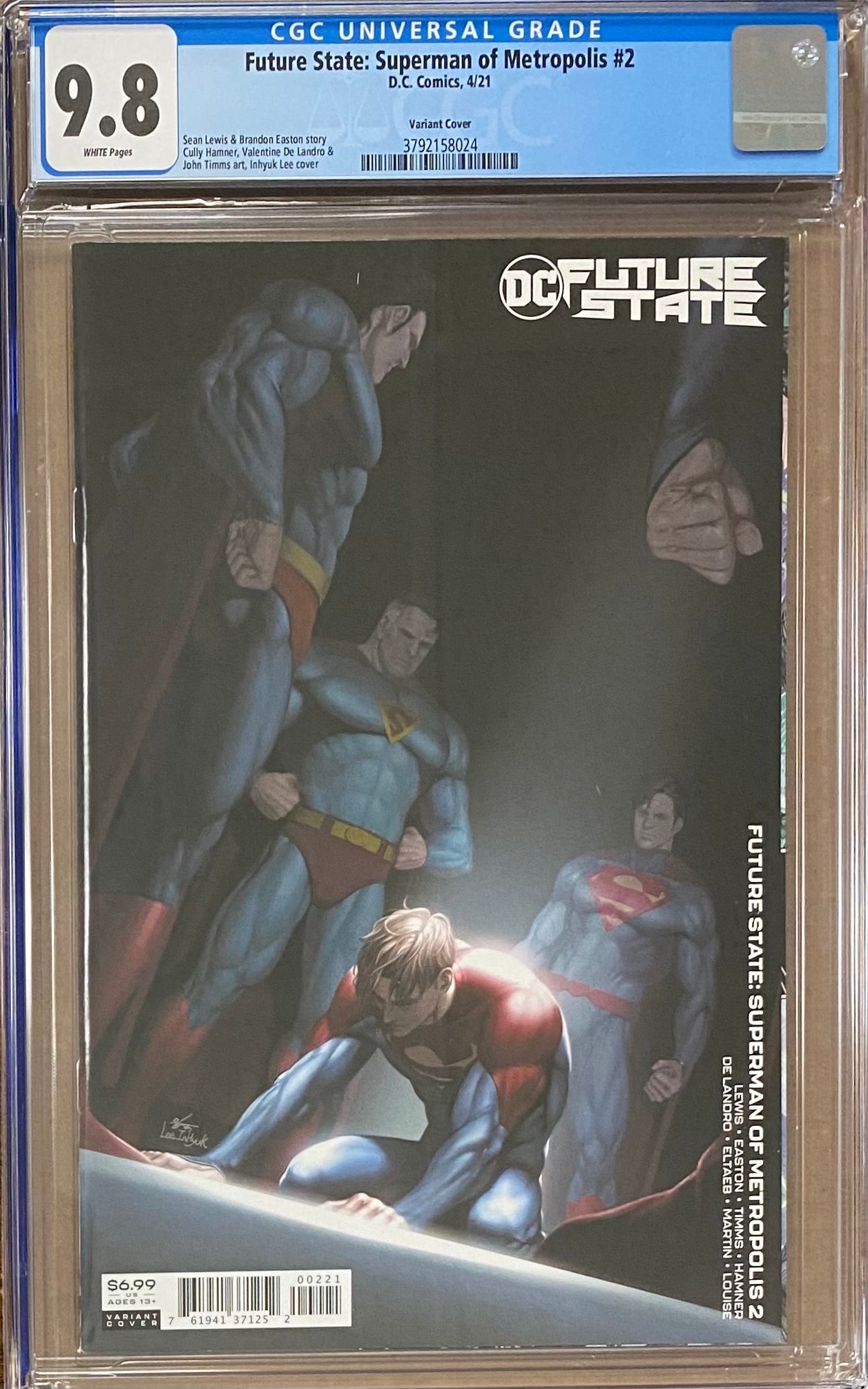 Future State: Superman of Metropolis #2 InHyuk Lee Variant CGC 9.8