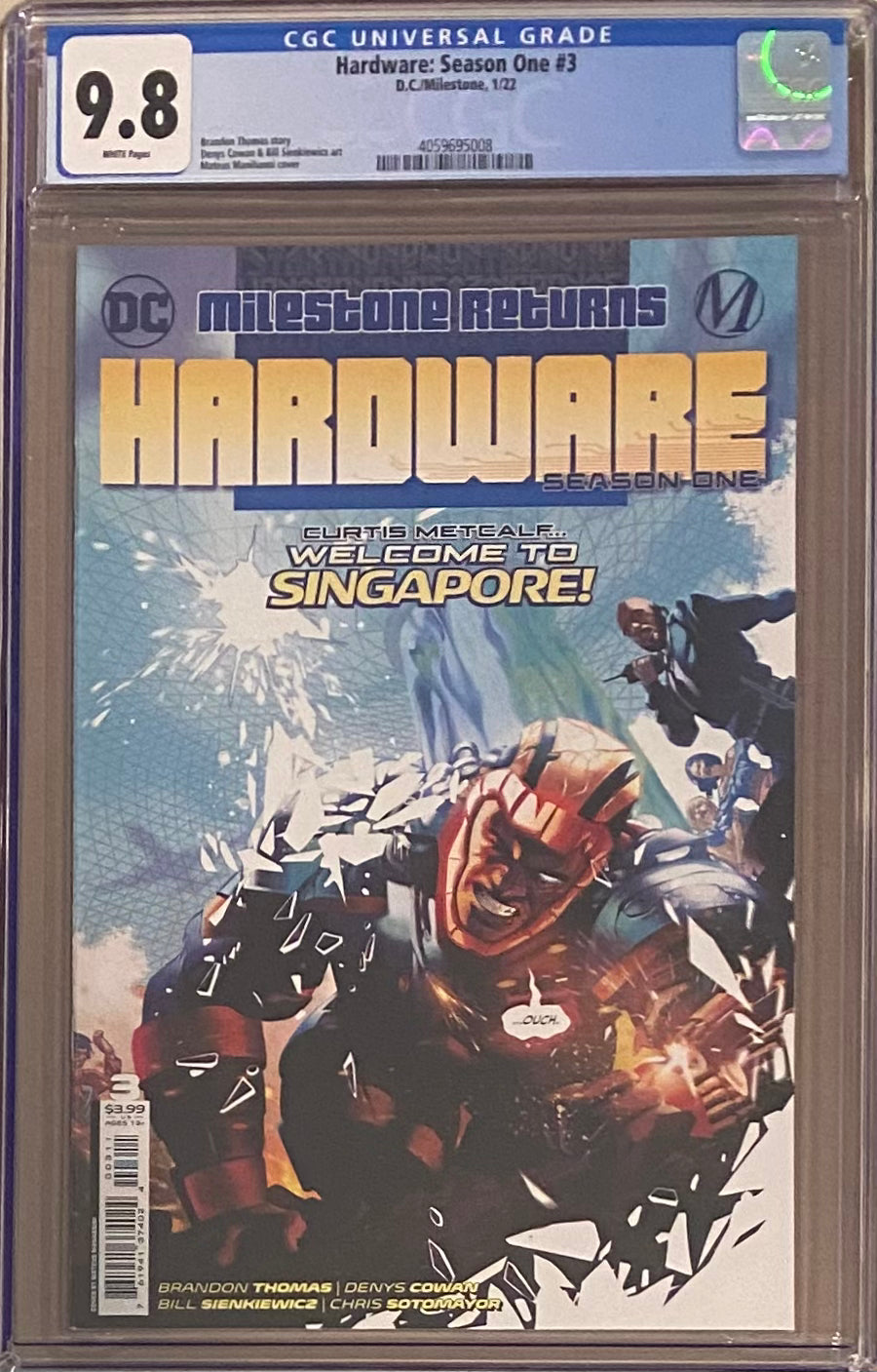 Hardware: Season One #3 CGC 9.8