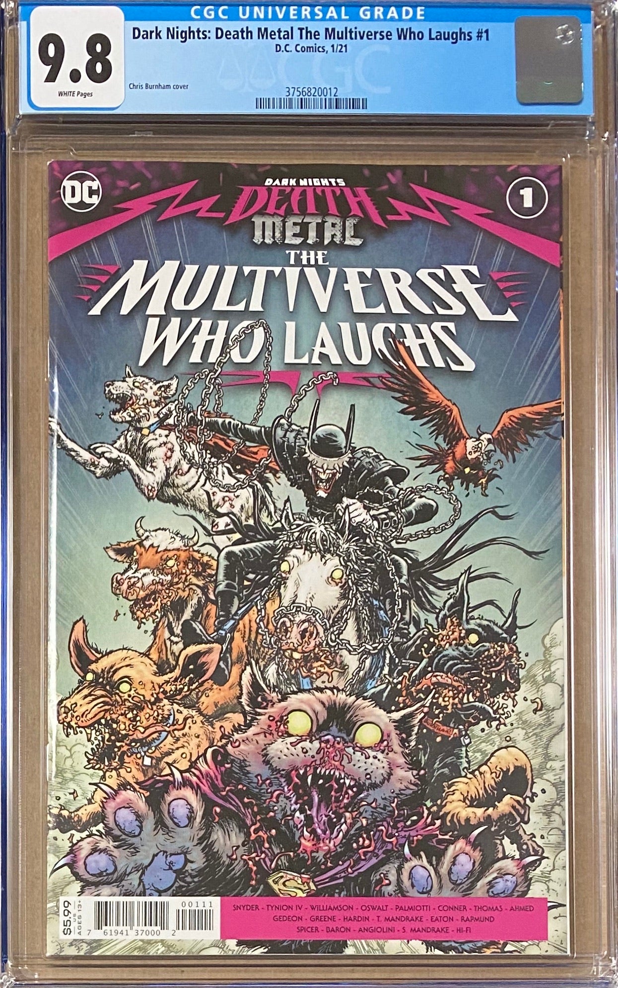 Dark Nights Death Metal: The Multiverse Who Laughs #1 CGC 9.8