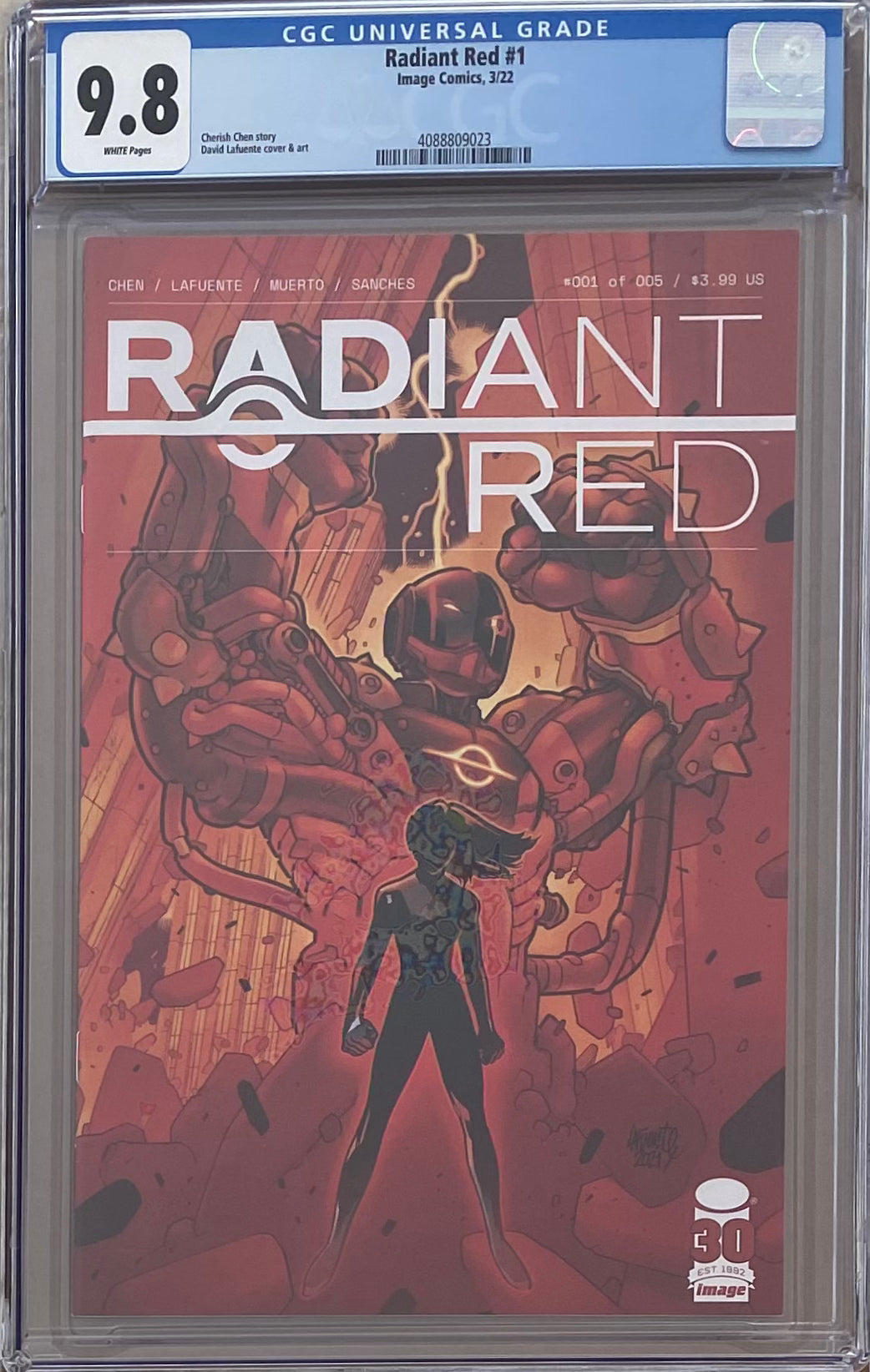 Radiant Red #1 CGC 9.8